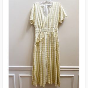 New Gingham Madewell dress (never worn)